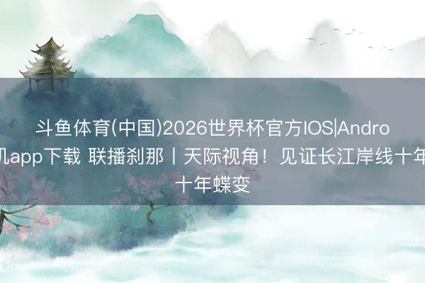 斗鱼体育(中国)2026世界杯官方IOS|Android手机app下载 联播刹那丨天际视角！见证长江岸线十年蝶变